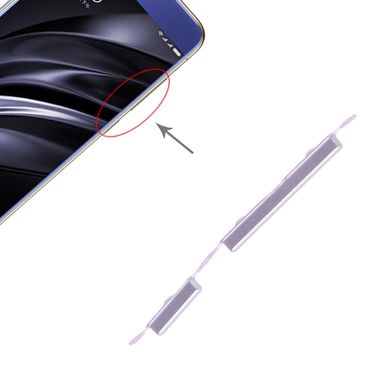 Power Button and Volume Control Button for Xiaomi Redmi 6A / Redmi 6(Silver) by buy2fix