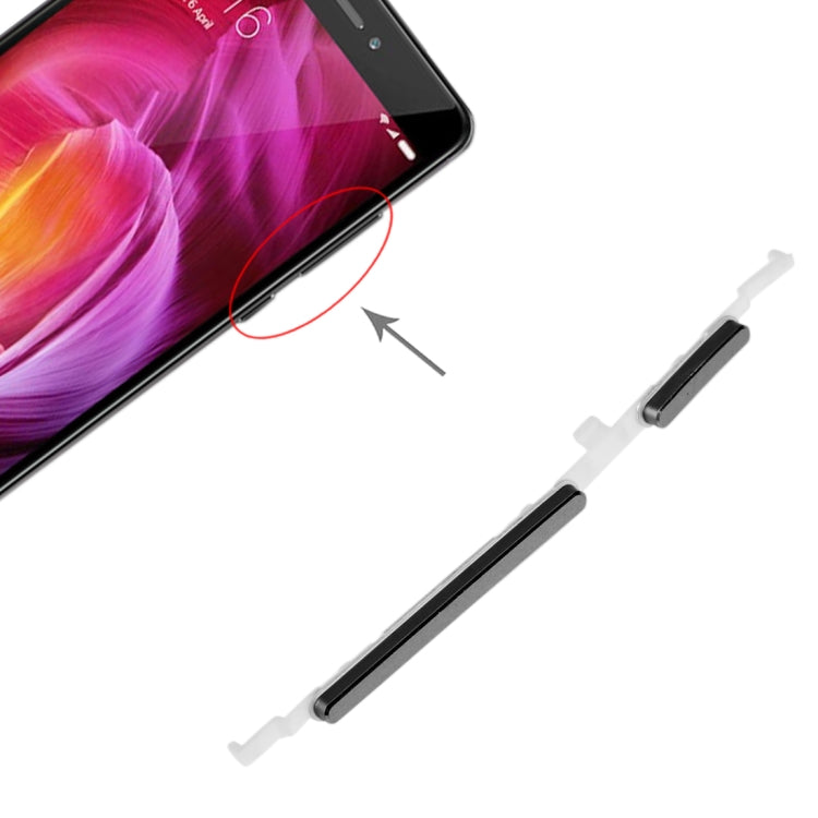 Power Button and Volume Control Button for Xiaomi Redmi Note 4(Black) - Home key & Side Key by buy2fix | Online Shopping UK | buy2fix