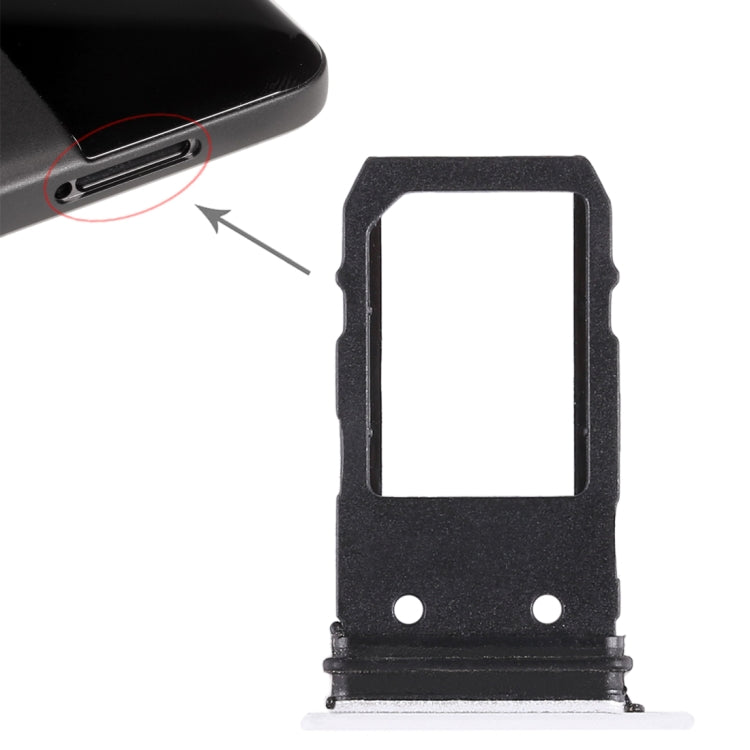 SIM Card Tray for Google Pixel 2(White) by buy2fix
