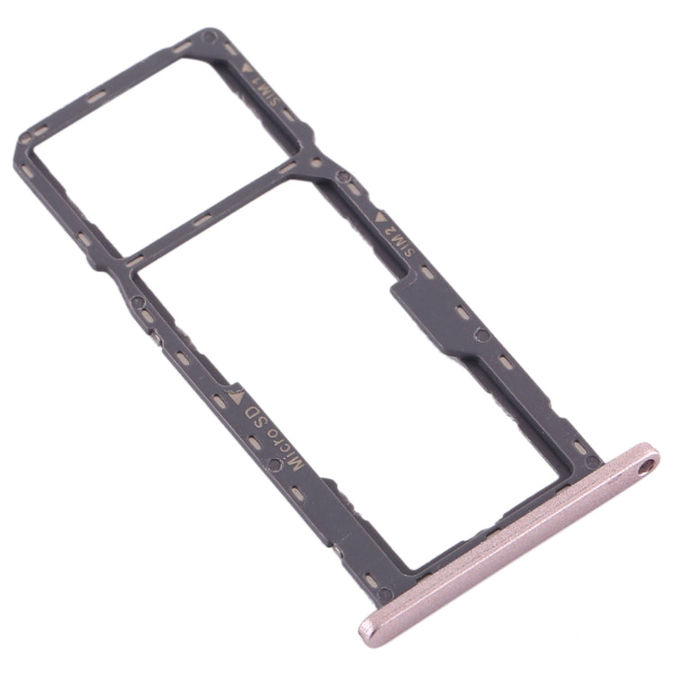SIM Card Tray + SIM Card Tray + Micro SD Card Tray for Asus ZenFone MAX M1 ZB555KL(Gold) - Card Tray by buy2fix | Online Shopping UK | buy2fix