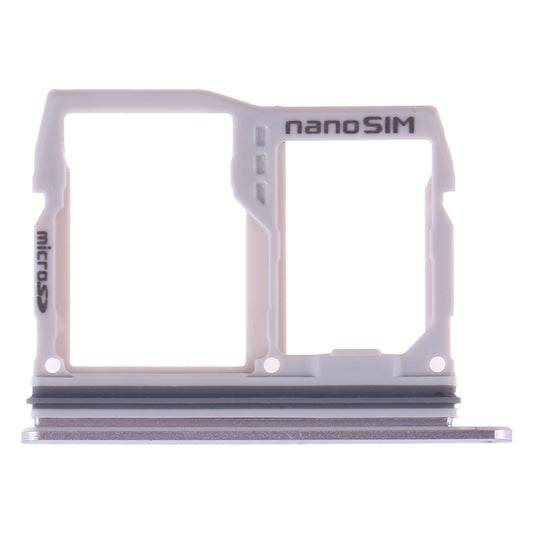 SIM Card Tray + Micro SD Card Tray for LG G6 H870 H871 H872 LS993 VS998 US997 H873 (Silver) by buy2fix