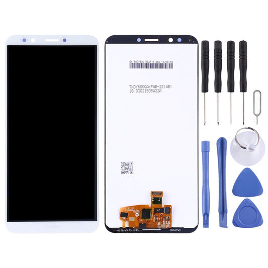 OEM LCD Screen for Huawei Y7 Prime (2018) with Digitizer Full Assembly (White) by buy2fix