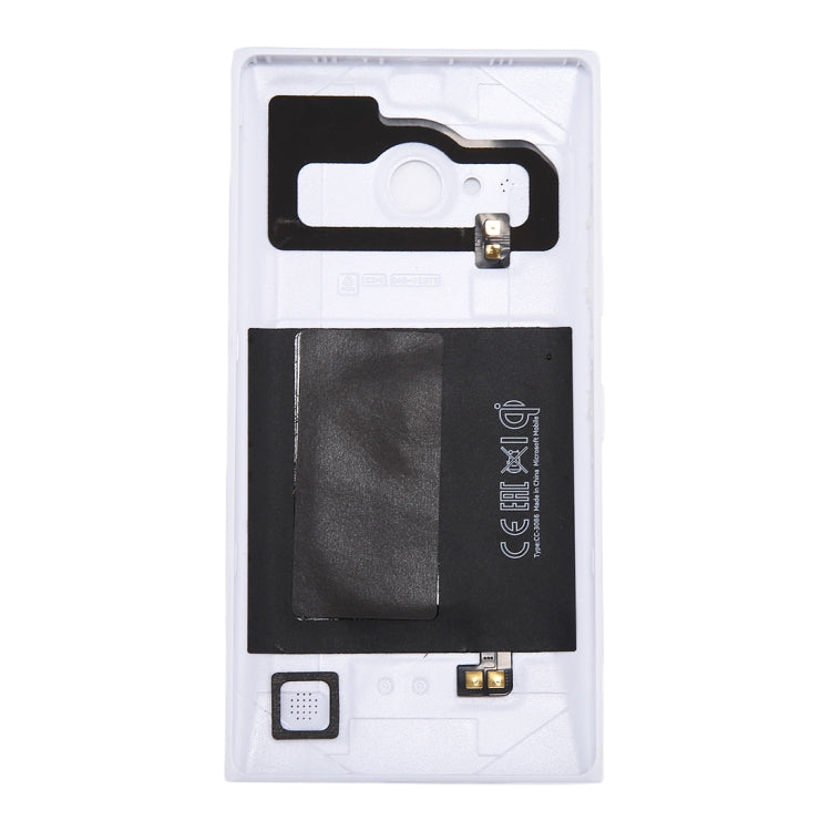 Solid Color NFC Battery Back Cover for Nokia Lumia 735 (White) - Back Cover by buy2fix | Online Shopping UK | buy2fix