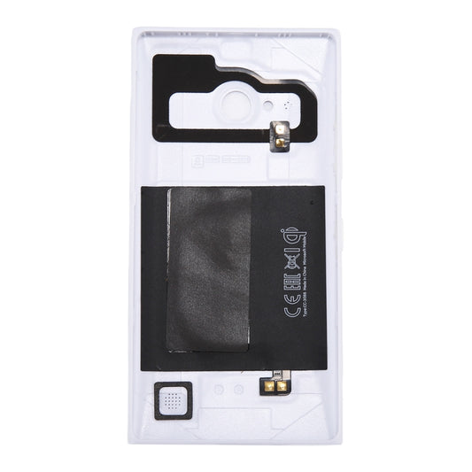 Solid Color NFC Battery Back Cover for Nokia Lumia 735 (White) by buy2fix