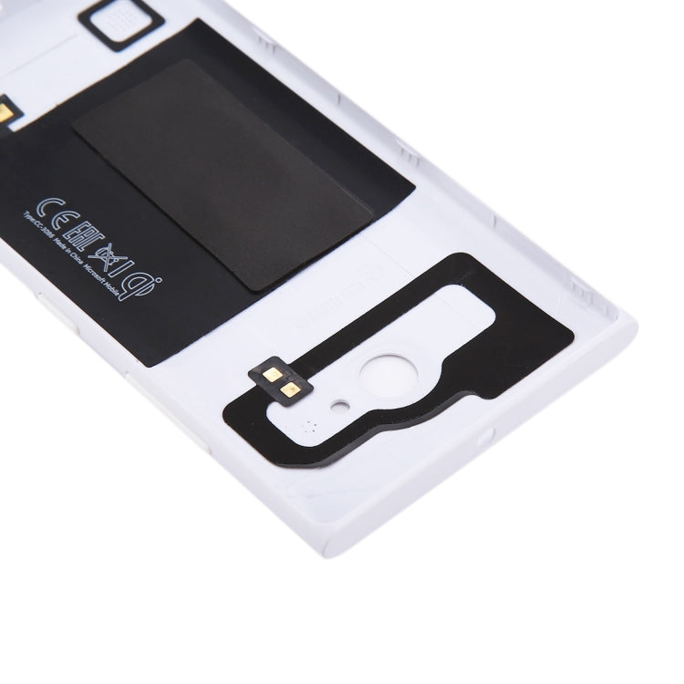 Solid Color NFC Battery Back Cover for Nokia Lumia 735 (White) - Back Cover by buy2fix | Online Shopping UK | buy2fix
