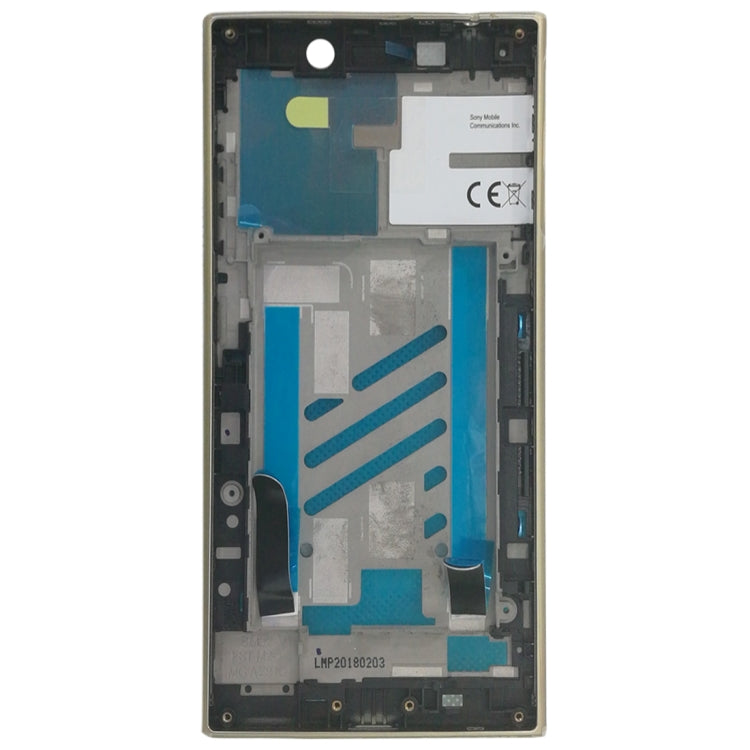 Front Housing LCD Frame Bezel for Sony Xperia L2 (Gold) - Frame Bezel Plate by buy2fix | Online Shopping UK | buy2fix