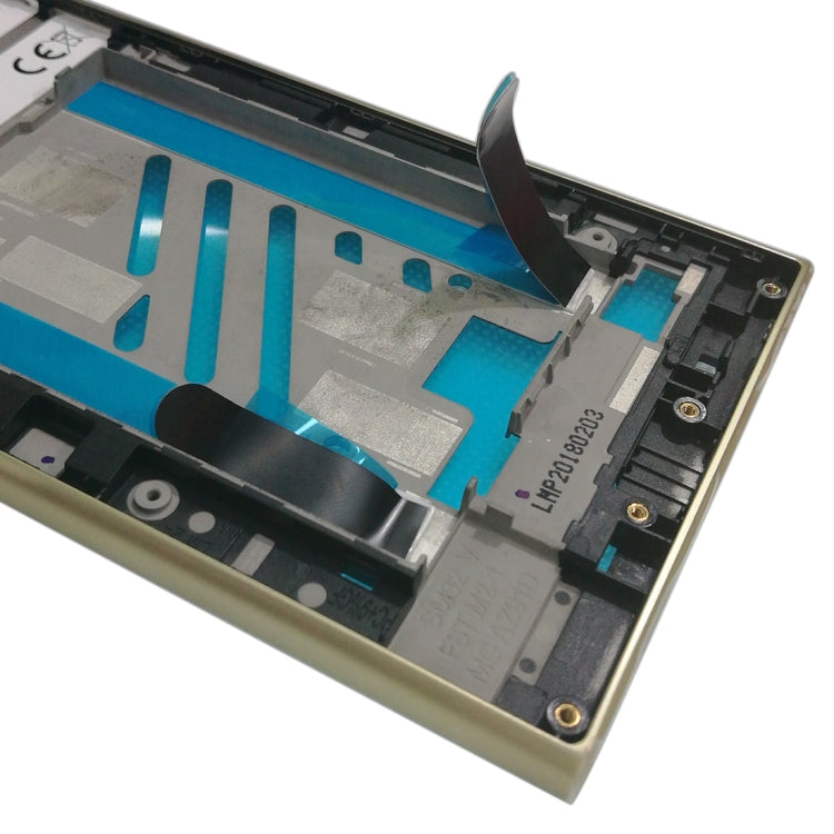 Front Housing LCD Frame Bezel for Sony Xperia L2 (Gold) - Frame Bezel Plate by buy2fix | Online Shopping UK | buy2fix