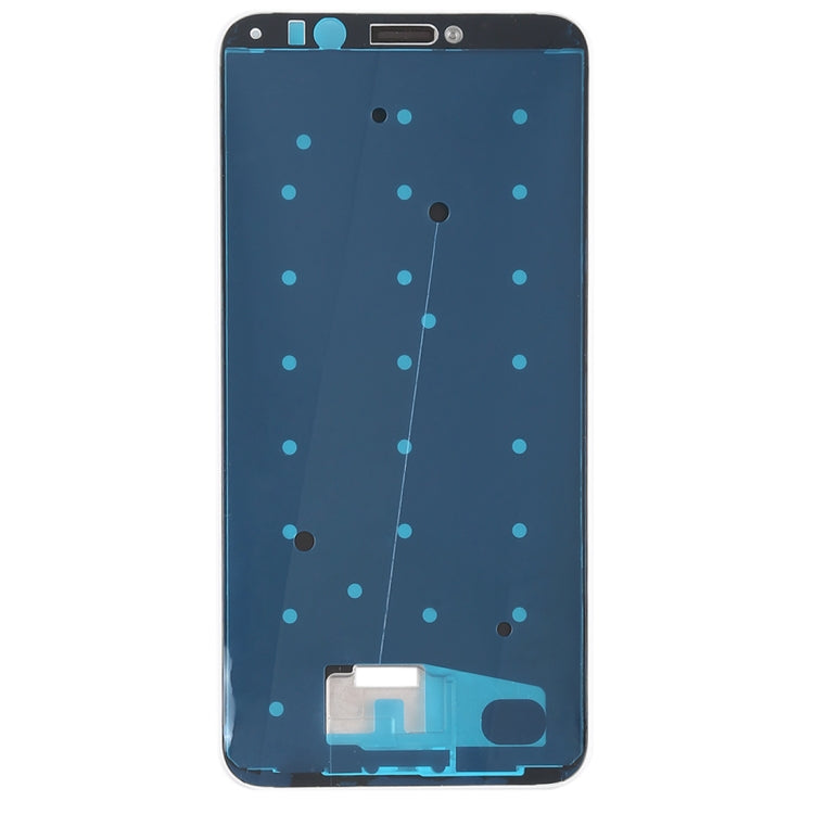 Front Housing LCD Frame Bezel for Huawei Honor Play 7C(White) - Frame Bezel Plate by buy2fix | Online Shopping UK | buy2fix