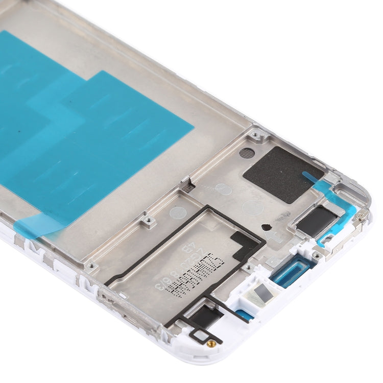 Front Housing LCD Frame Bezel for Huawei Honor Play 7A(White) - Frame Bezel Plate by buy2fix | Online Shopping UK | buy2fix