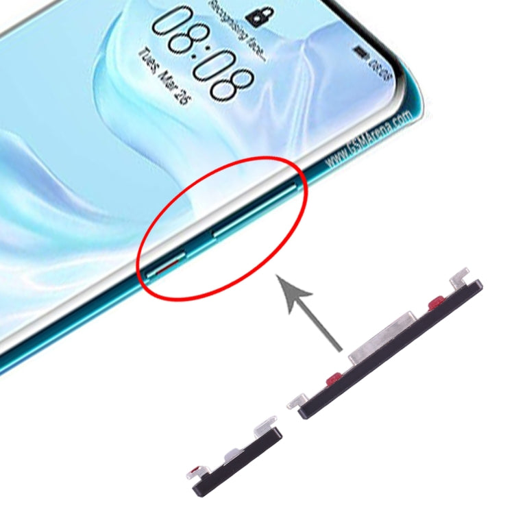 For Huawei P30 Pro Power Button and Volume Control Button (Black) by buy2fix