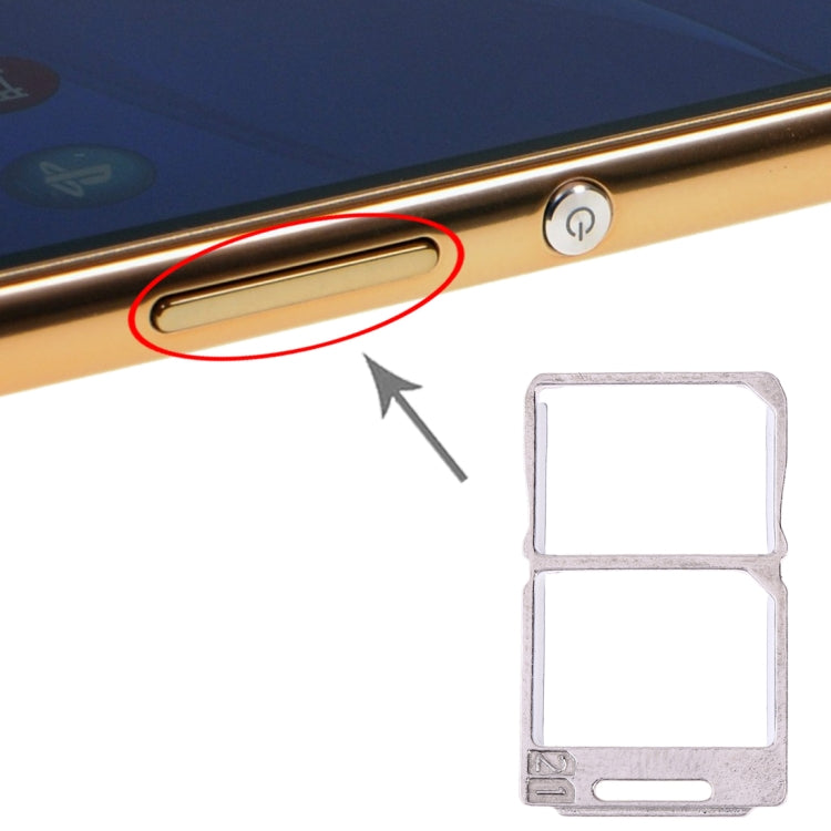 SIM Card Tray + SIM Card Tray for Sony Xperia M5 by buy2fix