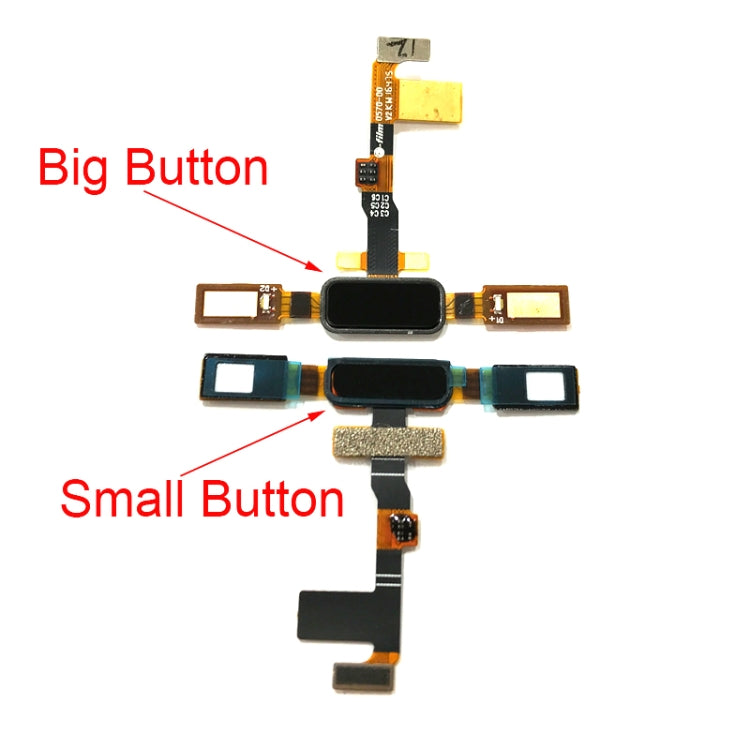 Big Fingerprint Sensor Flex Cable for Nokia 8 / N8 TA-1012 TA-1004 TA-1052(Black) - Flex Cable by buy2fix | Online Shopping UK | buy2fix
