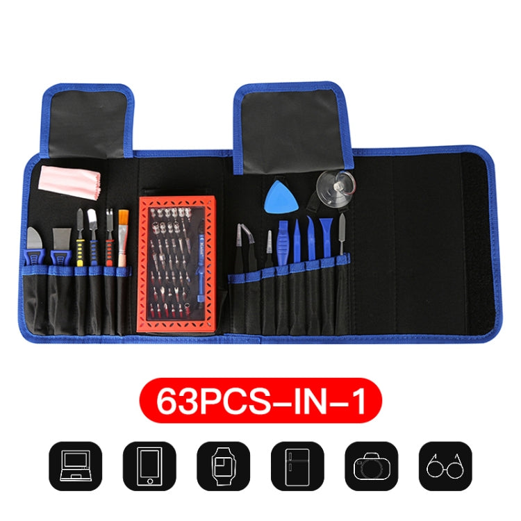 Kaisi K-1766 63 in 1 Magnetic Precision Electronics Screwdriver set Hand Tools For Phone Repair Tool Kit - Screwdriver Set by Kaisi | Online Shopping UK | buy2fix