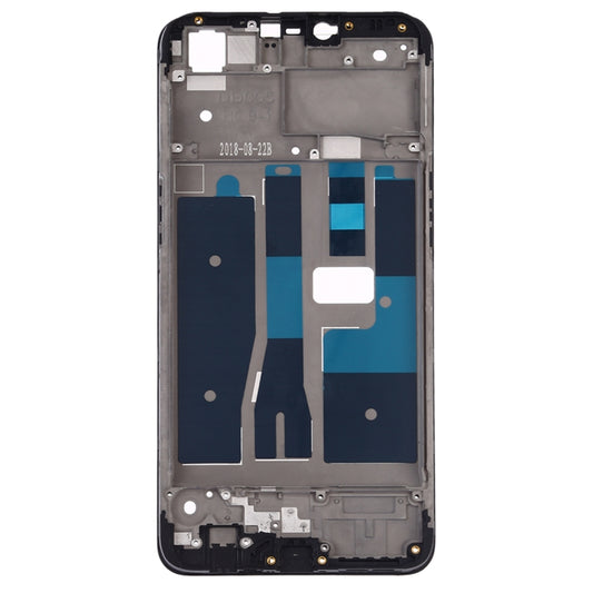 For OPPO A5 / A3s Front Housing LCD Frame Bezel Plate (Black) - Frame Bezel Plate by buy2fix | Online Shopping UK | buy2fix