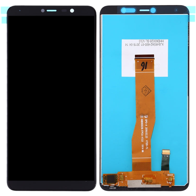 TFT LCD Screen for Wiko Y80 with Digitizer Full Assembly(Black) - For Wiko by buy2fix | Online Shopping UK | buy2fix
