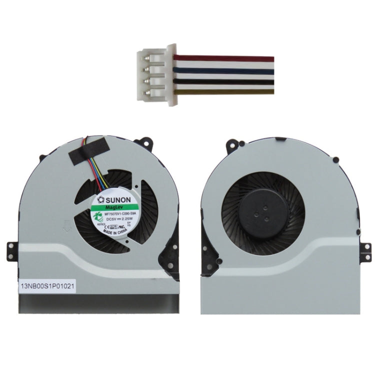 1.56W Laptop Radiator Cooling Fan CPU Cooling Fan for ASUS X550V / X450 by buy2fix