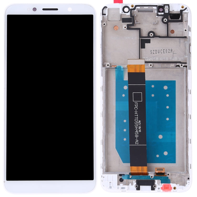 OEM LCD Screen for Huawei Y5 Prime (2018) Digitizer Full Assembly with Frame (White) - LCD Screen by buy2fix | Online Shopping UK | buy2fix