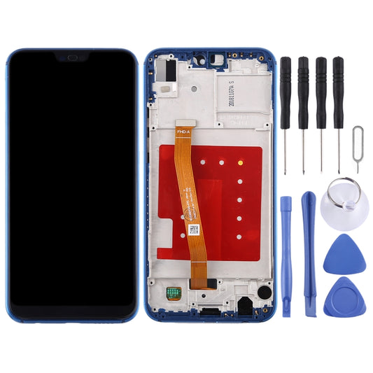 LCD Screen and Digitizer Full Assembly with Frame for Huawei P20 Lite / Nova 3e(Blue) - LCD Screen by buy2fix | Online Shopping UK | buy2fix