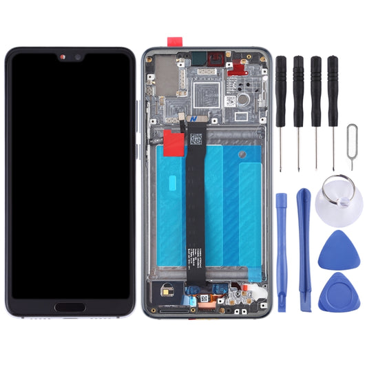 OEM LCD Screen for Huawei P20 Digitizer Full Assembly with Frame (Twilight) by buy2fix