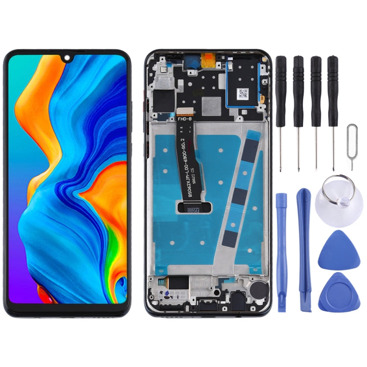 OEM LCD Screen for Huawei P30 Lite / Nova 4e (RAM 6G / High Version) Digitizer Full Assembly with Frame (Black) - LCD Screen by buy2fix | Online Shopping UK | buy2fix