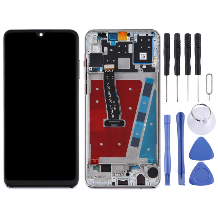 OEM LCD Screen for Huawei P30 Lite / Nova 4e (RAM 6G / High Version) Digitizer Full Assembly with Frame (White) - LCD Screen by buy2fix | Online Shopping UK | buy2fix