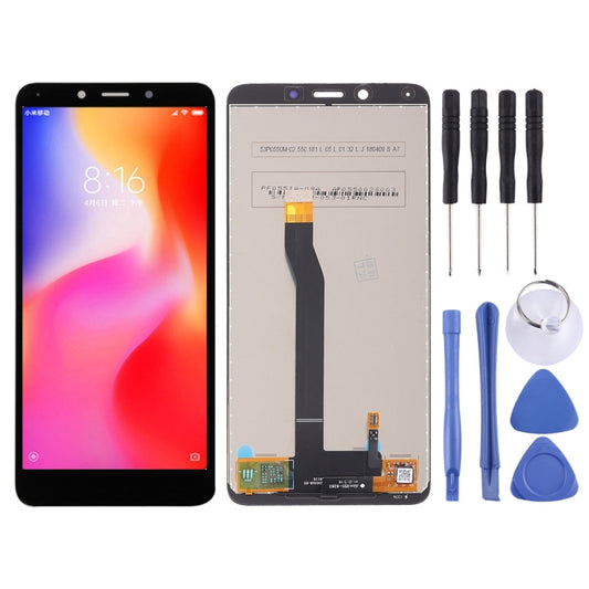 TFT LCD Screen for Xiaomi Redmi 6 / 6A with Digitizer Full Assembly(Black) - LCD Screen by buy2fix | Online Shopping UK | buy2fix