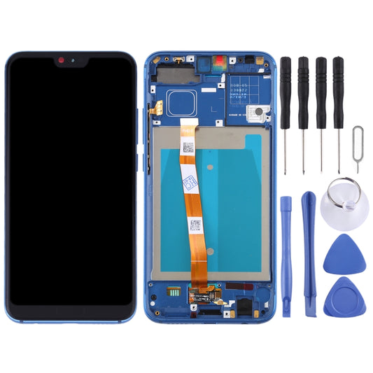 OEM LCD Screen for Huawei Honor 10 Digitizer Full Assembly with Frame (Blue) - LCD Screen by buy2fix | Online Shopping UK | buy2fix