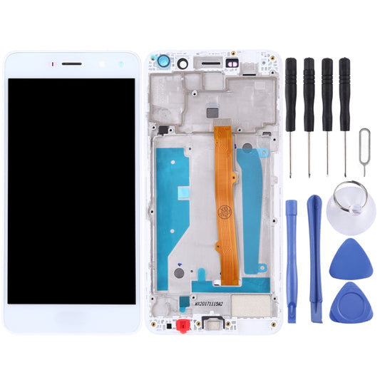 OEM LCD Screen for Huawei Y5 (2017) Digitizer Full Assembly with Frame (White) - LCD Screen by buy2fix | Online Shopping UK | buy2fix