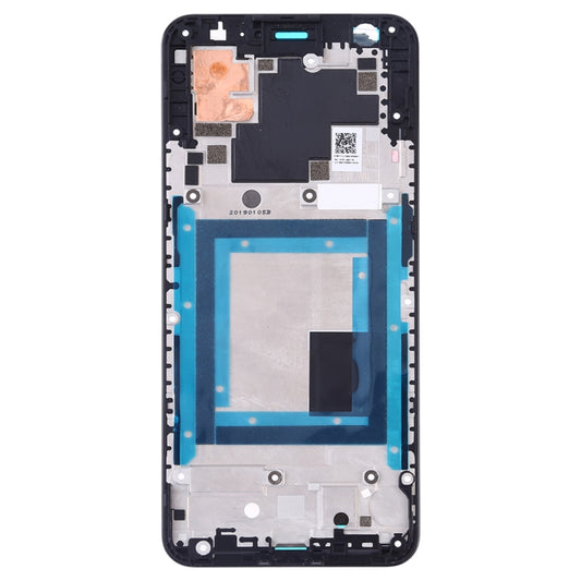 Front Housing LCD Frame Bezel Plate for Google Pixel 3a(Black) - Frame Bezel Plate by buy2fix | Online Shopping UK | buy2fix