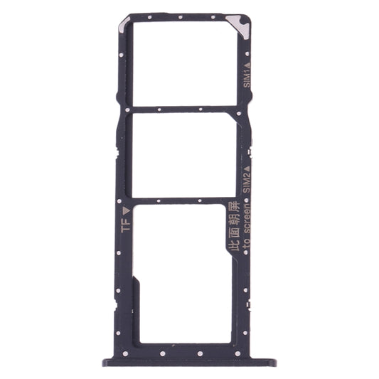 SIM Card Tray + SIM Card Tray + Micro SD Card Tray for Huawei Y7 (2019) / Y7 Pro (2019) / Y7 Prime (2019) (Black) - Card Socket by buy2fix | Online Shopping UK | buy2fix