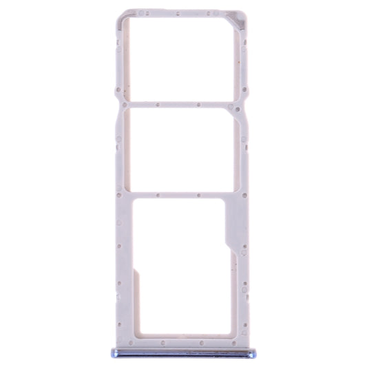 SIM Card Tray + SIM Card Tray + Micro SD Card Tray for Huawei Y9 (2019) (Silver) - Card Socket by buy2fix | Online Shopping UK | buy2fix