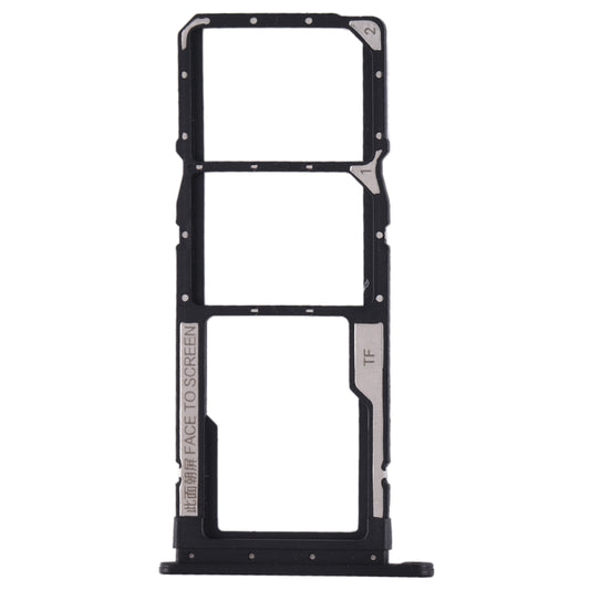SIM Card Tray + SIM Card Tray + Micro SD Card Tray for Xiaomi Redmi 7A (Black) - Card Tray by buy2fix | Online Shopping UK | buy2fix