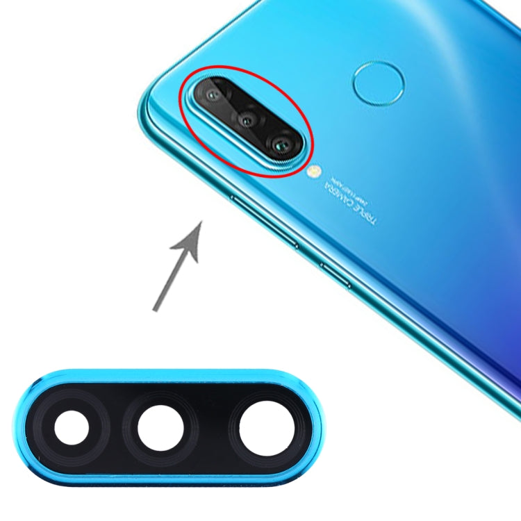 For Huawei P30 Lite 48MP Camera Lens Cover (Blue) - Camera Series by buy2fix | Online Shopping UK | buy2fix