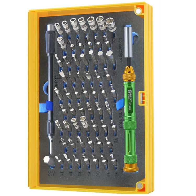 BEST BST-8928 Screwdriver Magnetic Bit Driver Kit 63 in 1 Professional Screwdrivers Set - Screwdriver Set by BEST | Online Shopping UK | buy2fix