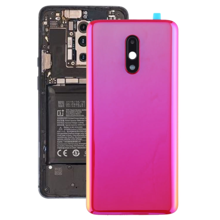 For OnePlus 7 Original Battery Back Cover with Camera Lens Cover (Red) - Back Cover by buy2fix | Online Shopping UK | buy2fix