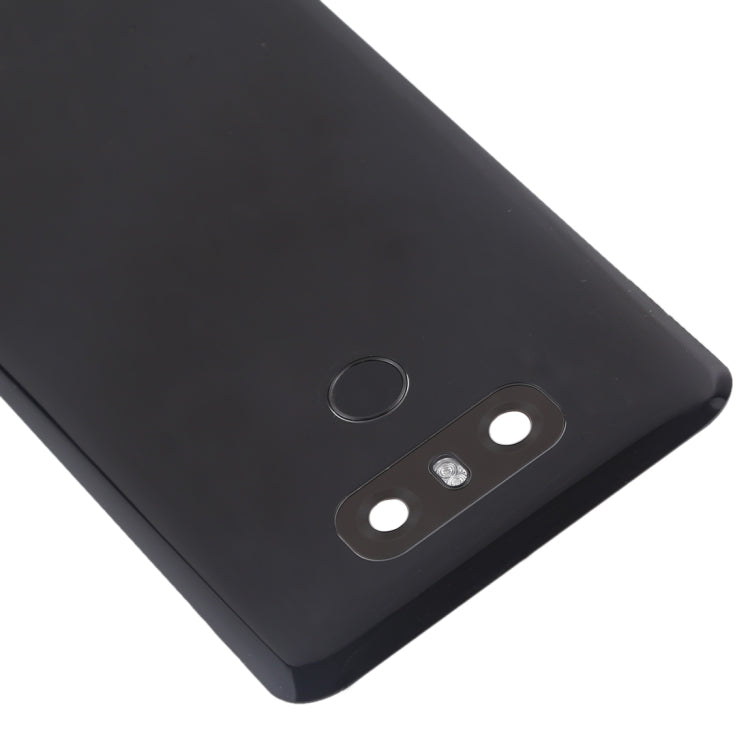 Battery Back Cover with Camera Lens & Fingerprint Sensor for LG G6 / H870 / H870DS / H872 / LS993 / VS998 / US997(Black) - For LG by buy2fix | Online Shopping UK | buy2fix