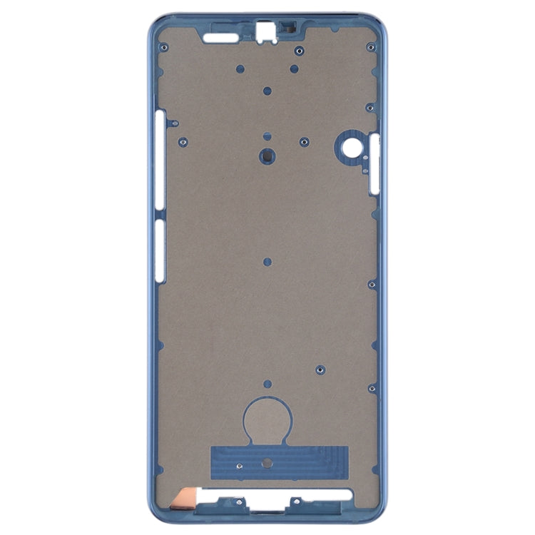 Front Housing LCD Frame Bezel Plate for LG G7 ThinQ / G710 (Blue) - For LG by buy2fix | Online Shopping UK | buy2fix