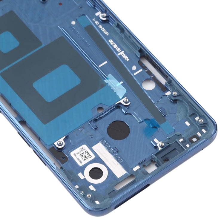 Front Housing LCD Frame Bezel Plate for LG G7 ThinQ / G710 (Blue) - For LG by buy2fix | Online Shopping UK | buy2fix