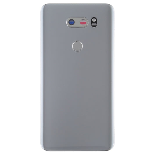 Battery Back Cover with Camera Lens & Fingerprint Sensor for LG V30 / VS996 / LS998U / H933 / LS998U / H930(Silver) by buy2fix