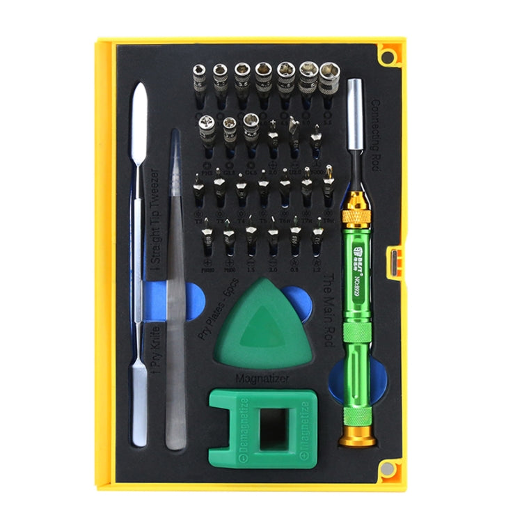 BEST BST-8929 Screwdriver Magnetic Bit Driver Kit 37 in 1 Professional Screwdrivers Set - Screwdriver Set by BEST | Online Shopping UK | buy2fix