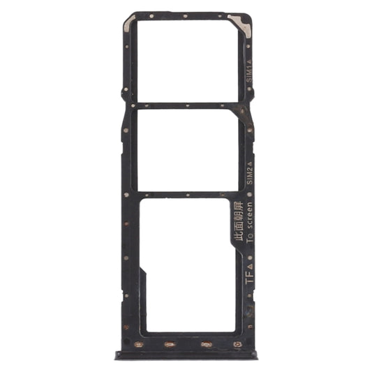 For OPPO Realme 3 Pro / Realme X Lite SIM Card Tray + SIM Card Tray + Micro SD Card Tray (Black) - Card Tray by buy2fix | Online Shopping UK | buy2fix