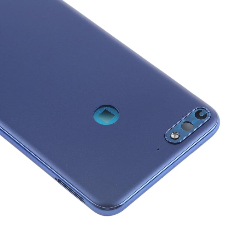 Back Cover with Side Keys for Huawei Y7 (2018)(Blue) - Back Cover by buy2fix | Online Shopping UK | buy2fix