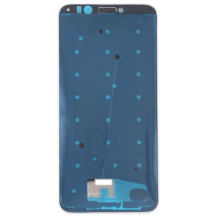 Front Housing LCD Frame Bezel for Huawei Y7 (2018)(White) - Full Housing Cover by buy2fix | Online Shopping UK | buy2fix