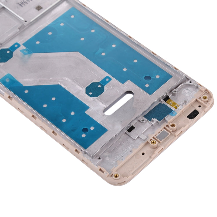 For Huawei Enjoy 7 Plus / Y7 Prime (2017) / Nova Lite Plus Front Housing LCD Frame Bezel Plate(Gold) - Full Housing Cover by buy2fix | Online Shopping UK | buy2fix