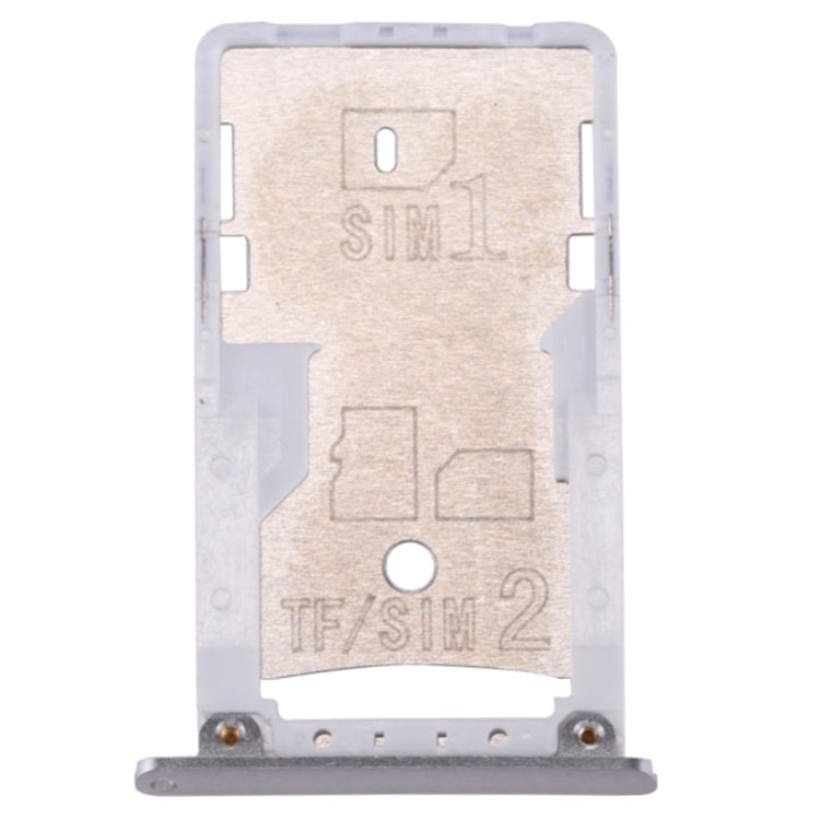 For Xiaomi Redmi 3 & 3s SIM & SIM / TF Card Tray(Silver) - Card Tray by buy2fix | Online Shopping UK | buy2fix
