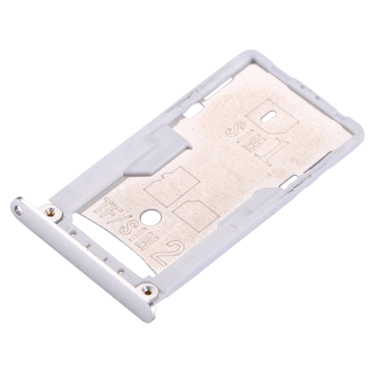 For Xiaomi Redmi 3 & 3s SIM & SIM / TF Card Tray(Silver) - Card Tray by buy2fix | Online Shopping UK | buy2fix