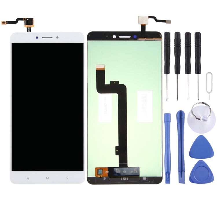 TFT LCD Screen for Xiaomi Mi Max 2 with Digitizer Full Assembly(White) - LCD Screen by buy2fix | Online Shopping UK | buy2fix
