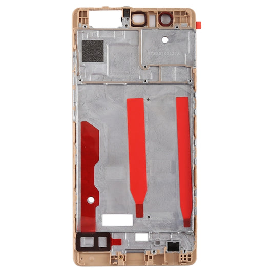Front Housing LCD Frame Bezel Plate for Huawei P9(Gold) by buy2fix
