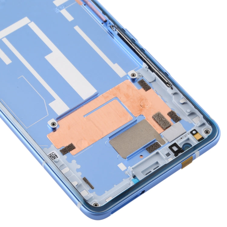 Middle Frame Bezel Plate for HTC U11+ (Blue) - Full Housing Cover by buy2fix | Online Shopping UK | buy2fix
