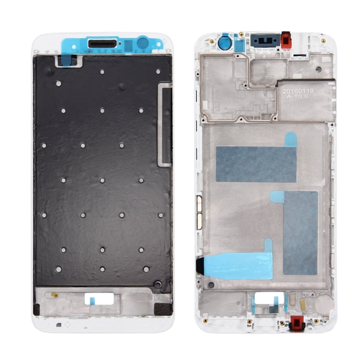 For Huawei Maimang 5 Front Housing LCD Frame Bezel Plate(White) - Full Housing Cover by buy2fix | Online Shopping UK | buy2fix